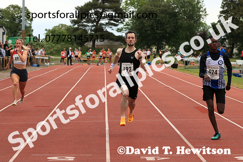 The 100 metres, 2025 NEGP No 3, Monkton. Photo: David T. Hewitson/Sports for All Pics
